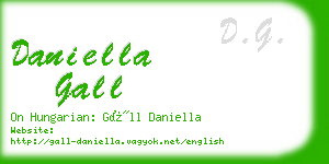 daniella gall business card